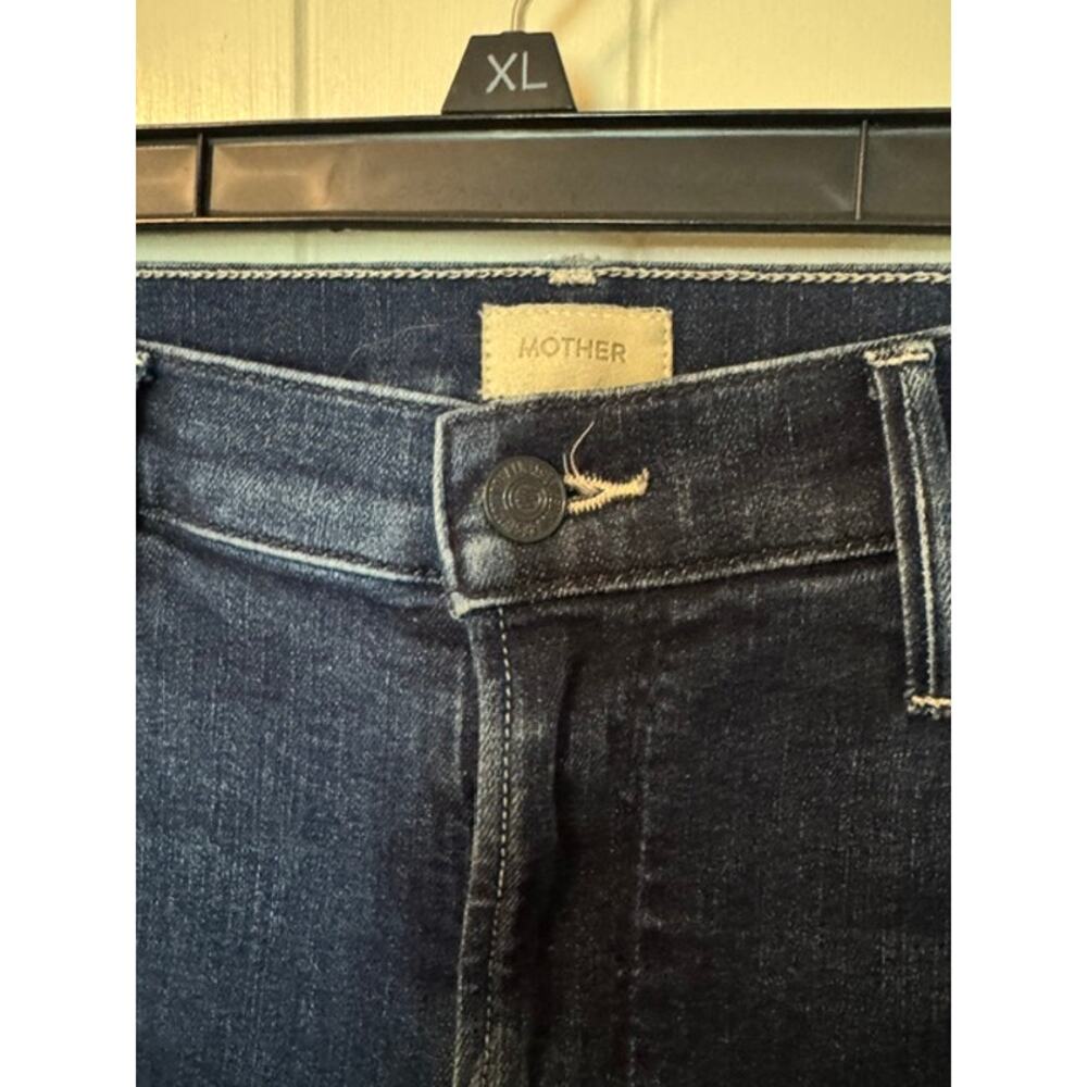 Mother The Dazzler Mid Rise Ankle Straight Leg Jeans In Heirloom 32 - Picture 8 of 8